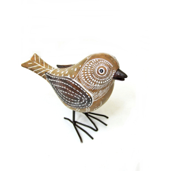 Ptak Etno dekoracja Ozdoba 14cm